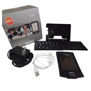 Palm TX Handheld 3.8" Touchscreen LCD Display PDA charger In Box Keyboard